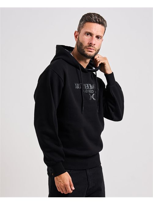 Felpa uomo Richmond X con cappuccio RICHMOND X | UMA25066FEBLACK